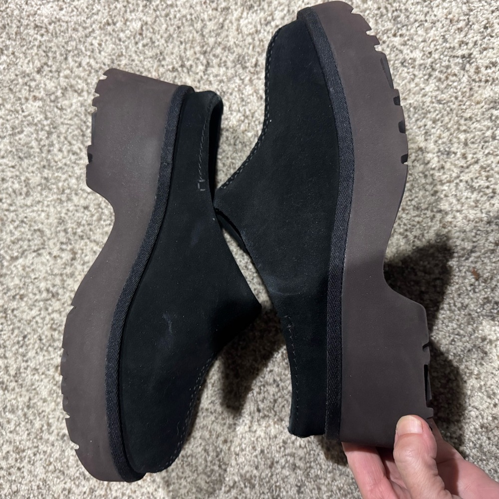 Black and Brown Platform Shoes
